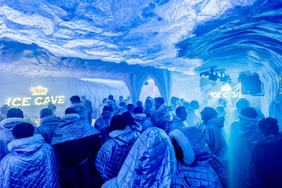 Coors Ice Cave Okoru Events Immersive